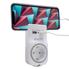 Ewent Carregador 2.4A 4 EM 1 Branco Sem Cabo