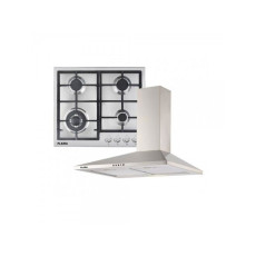 Flama Conjunto Placa Gás + Exaustor Chaminé 9903FL 60CM
