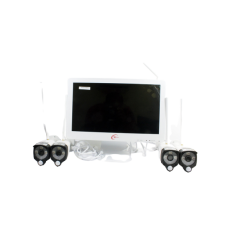 Wintech Kit De VigilanciaI Wireless 8 Canais Com Monitor 15.6'' LCD 1TB HDD DE 4 Câmaras WIFI 3MP