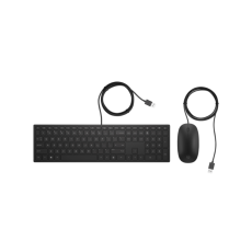 HP Teclado + Rato Com Fio 400 PT - Preto