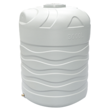 Tanque vertical de armazenamento de água/gasóleo 3000L
