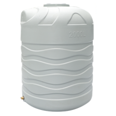 Tanque vertical de armazenamento de água/gasóleo 2000L