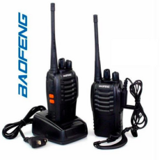 Radio Comunicador Walkie Talkie Two Way BF-777S Baofeng - Preto