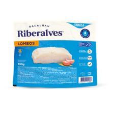 Bacalhau Demolhado Congelado (G.Morhua) Lombos 16x550g Cx 8,8 Kg