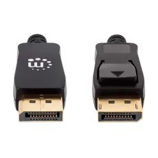 Manhattan Cabo Displayport 2MT (M/M) 8K@60Hz - Preto