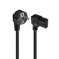 Cabo de alimentação euro para iec c3 90º 1.8 mt