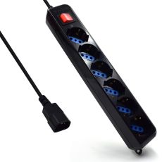 Bloco Tomadas 6 Entradas P/ UPS C/I 1.5M