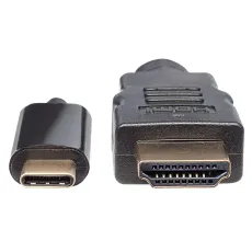Manhattan Cabo USB-C 2MT (M) Para HDMI (M) 4K