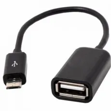Adaptador usb-a femea para otg micro usb-b