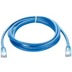 Cabo rede c5e 1 m utp dlink - Azul