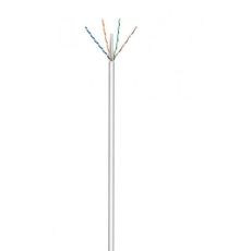 Cabo de rede 100m cat6 u/utp awg23/1 cca cinza
