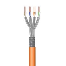 Cabo de rede 100m cat7 s/ftp awg23/1 laranja