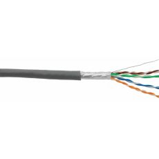Cabo De Rede 305m Ftp Cat6 24awg Cinza