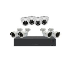 Kit de vigilância DVR com 8 cameras sem disco