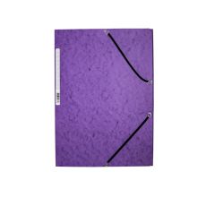 .ME Pasta De Elastico Q-Connect Din A4 Com Abas - Violeta