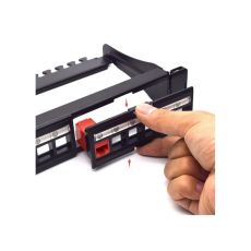 Modulo patch pannel-24 pt cat5e/cat 6 ftp - Preto