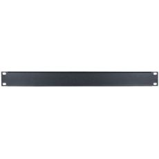 Painel de conecção 1u 19 metal - Preto