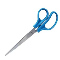 Tesoura Metal Cabo Plástico 19Cm