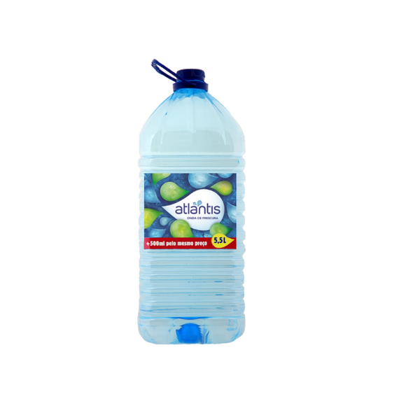 Água Atlantis 4 unidades - 5,5L