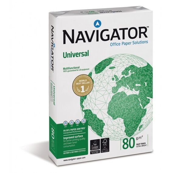 Resma de Papel para Fotocópiadora Navigator 80g - A4