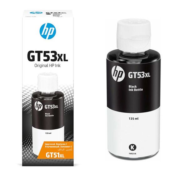 Frasco de Tinta HP GT53 INK TANK 135 ml – Preto