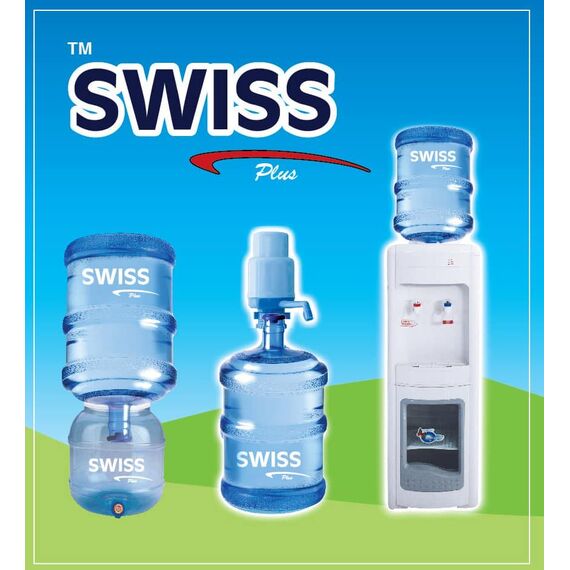 Água Swiss Plus | Ideal para Bebedouro | Recarga – 20L