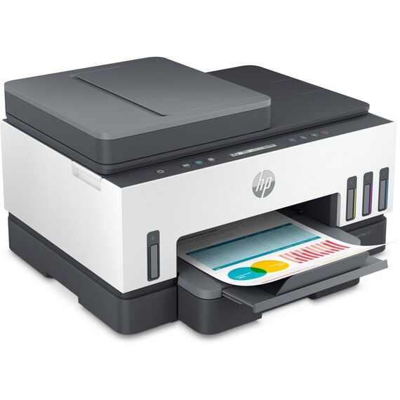 Impressora Multifuncional HP Smart Tank 750 AIO ADF (15/9) – Cinza