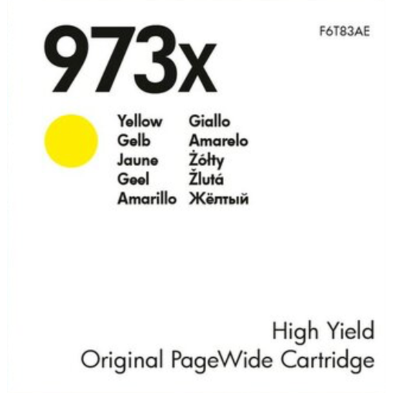 HP Tinteiro 973XL Page Wide Amarelo