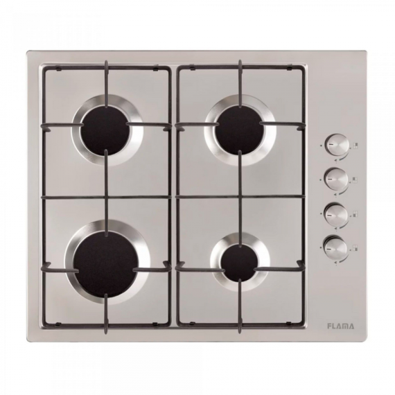 Flama Placa A Gás De Encastre 60CM Inoxidante 9005FL
