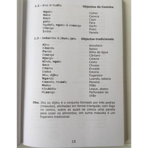 Noções de Gramática da Língua Kimbundu - Edição 2011