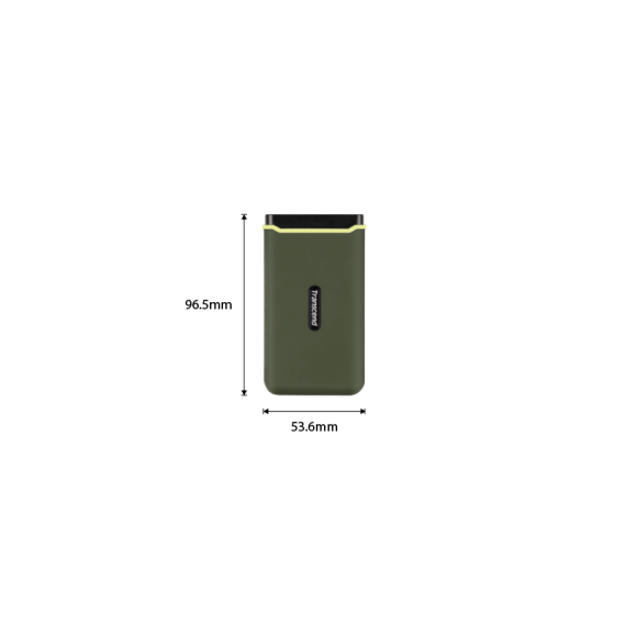 HD Ext 2.5' 1TB SSD Transc. ESD380C USB-C Military