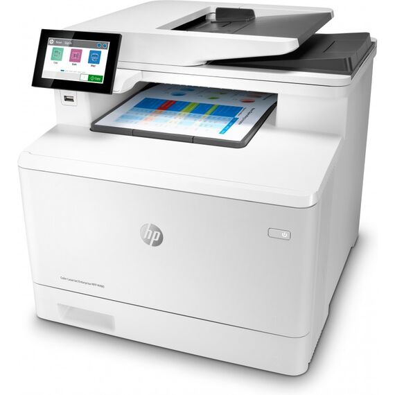 HP Impressora LaserJet Enterprise MFP Color M480F 27/29 PPM - Branco/Preto