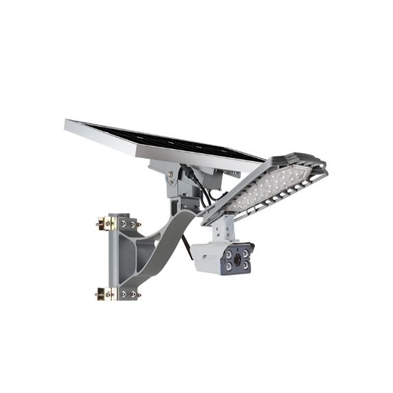 Wintech Luminaria Led Exterior 60W + Camera VigilanciaI 4G + Painel Solar