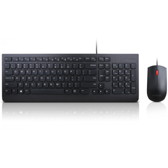 Lenovo Teclado+Mouse Com Fio Essencial