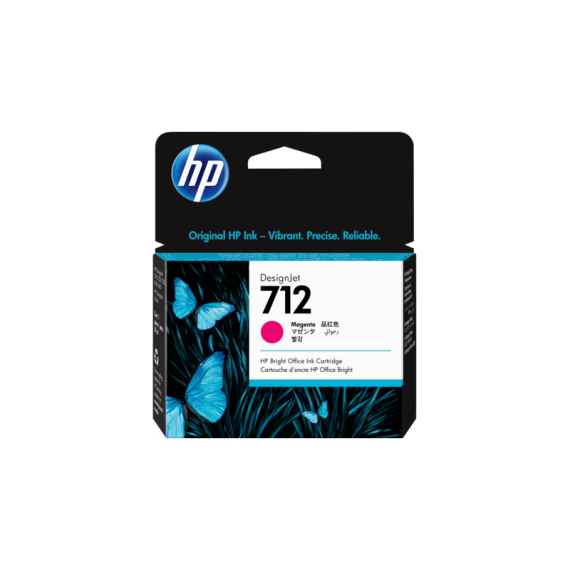 HP Tinteiro 712 3ED68A T650/30/T230/10 29ML Magenta