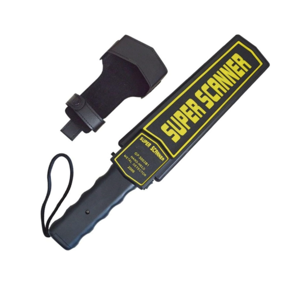 Detector de Metal Manual Portátil Importway Tx1001b