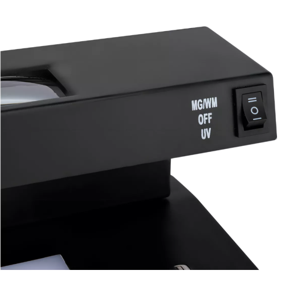 Detector de Notas Falsas Portátil com Utravioleta UV