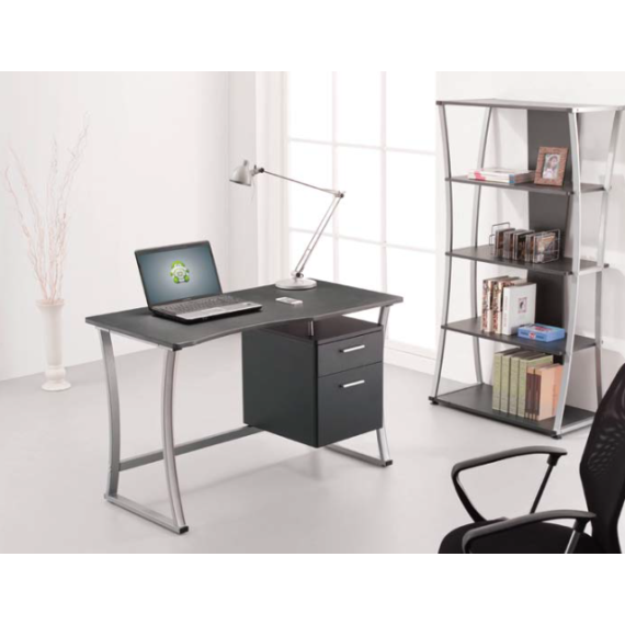 Secretária para Computador - Metal Cinzento 117X57X76cm