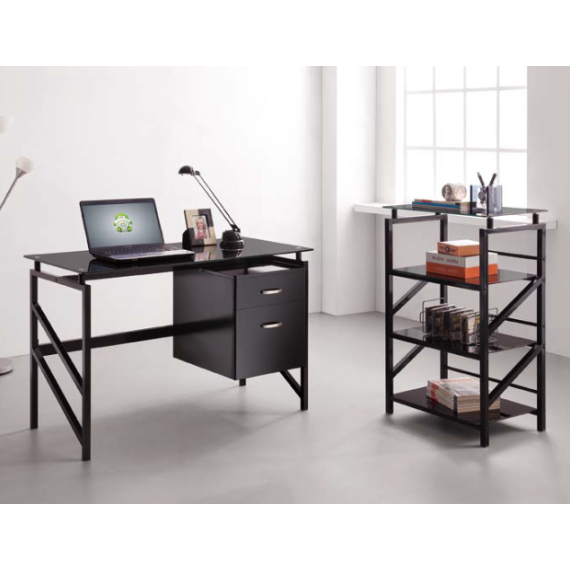 Secretária para Computador - Metal - 120X60X76cm - Preto