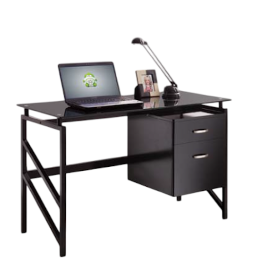 Secretária para Computador - Metal - 120X60X76cm - Preto