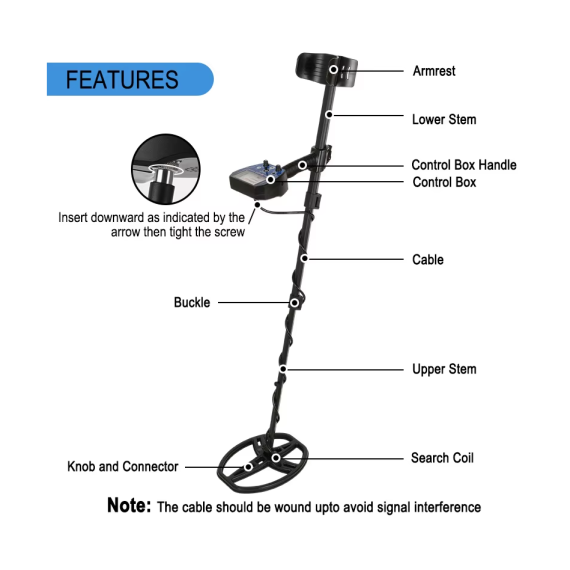 Detector de Metal Handheld MD6010