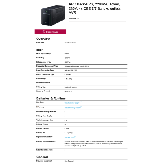 Manual da UPS APC 2200 BX LI