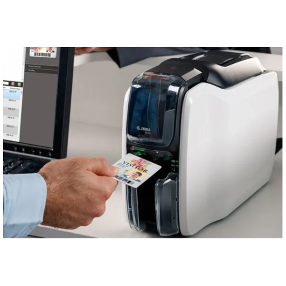 Impressora de Cartões PVC Eltron Zebra ZC300 Dual Sided UK/EU USB Ethernet Windows Driver