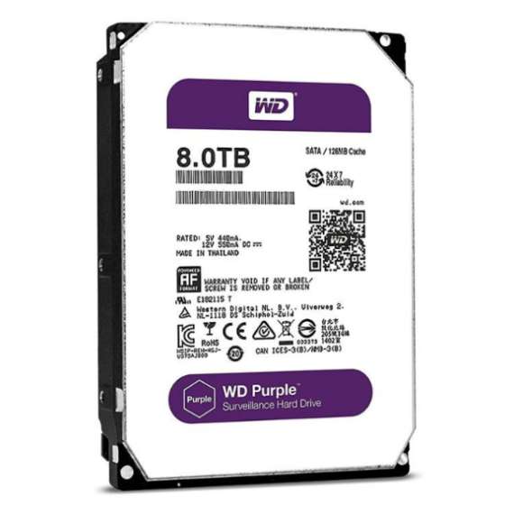 HD INT 3.5' WD 8TB PURPLE SATA 6GB/S 5400RPM