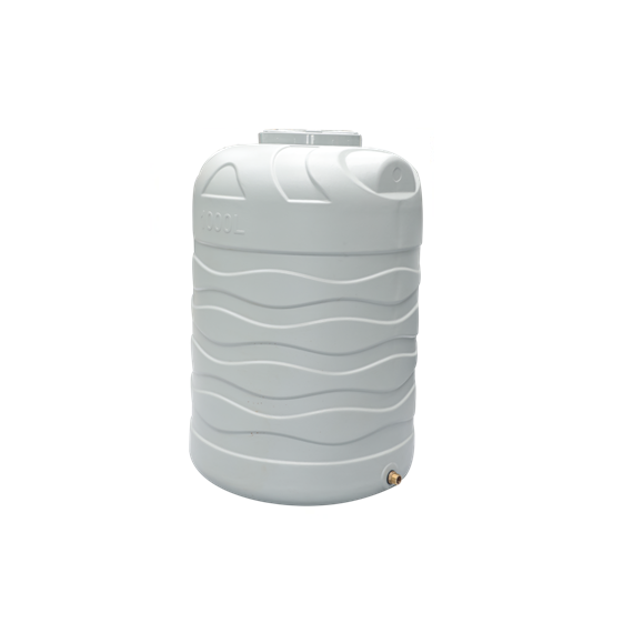 Tanque vertical de armazenamento de água/gasóleo 1000L