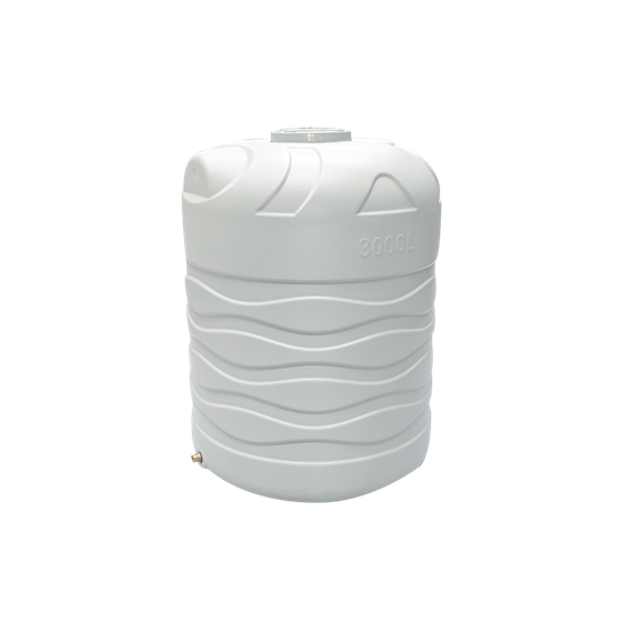 Tanque vertical de armazenamento de água/gasóleo 3000L