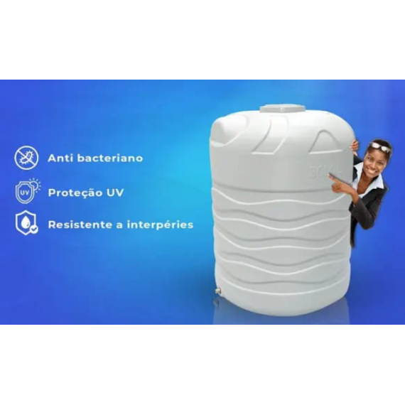 Tanque vertical de armazenamento de água/gasóleo 500L