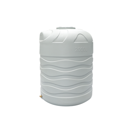 Tanque vertical de armazenamento de água/gasóleo 2000L