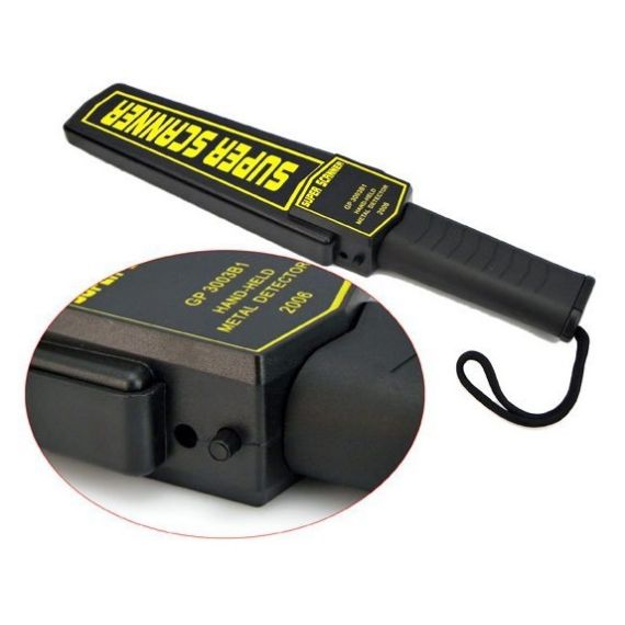 Detector de Metal Manual Portátil Importway Tx1001b