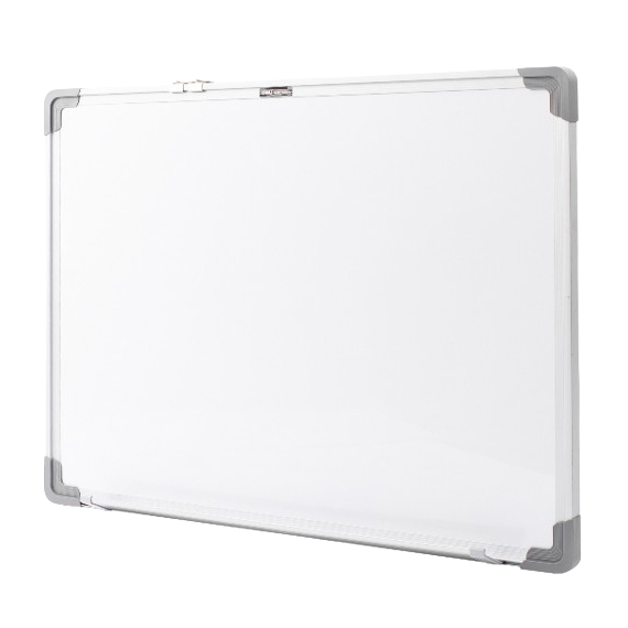 Quadro Branco com Moldura em Alumínio - 90 x 60cm